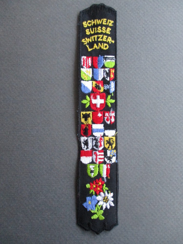 Embroidered bookmark - embroidered,