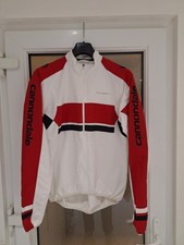 Cannondale Mens White & Red Zip Up Cycling Jersey - Size Large
