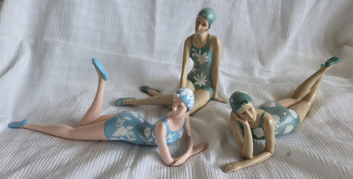 Art deco bathing beauty - art,