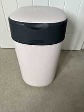 Pink & Grey Tommee Tippee Twist & Click Nappy Disposal Bin  