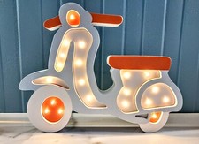 LED WOODEN SCOOTER NIGHT LAMP