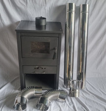 Freestanding Stove with a Maximum Power of 9 kW Stainless flue pipes kit