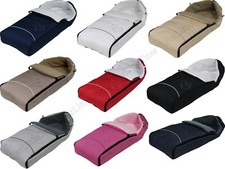 UNIVERSAL FOOTMUFF FIT BUGGY PUSHCHAIR STROLLER PRAM COSY TOES FLEECE LINING