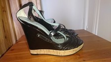 Nicole Farhi Ladies Size 37 Wedge Heel Shoes 