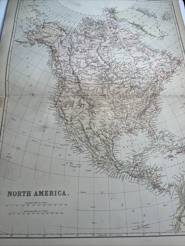 1881 map north america - of, b