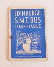 Bus Coach Pocket Timetable SMT