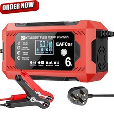 6Amp Car Battery Charger, 12V