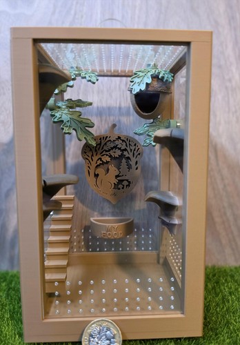 Printed jumping spider - printed,
