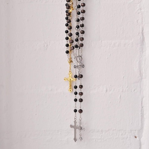 Rosary beads necklace - rosary, jesus