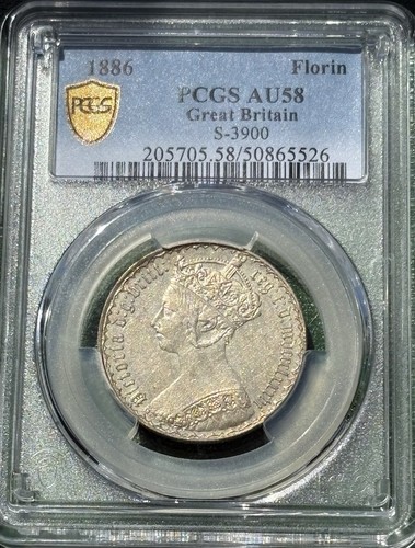 Victoria 1886 gothic florin - gothic,