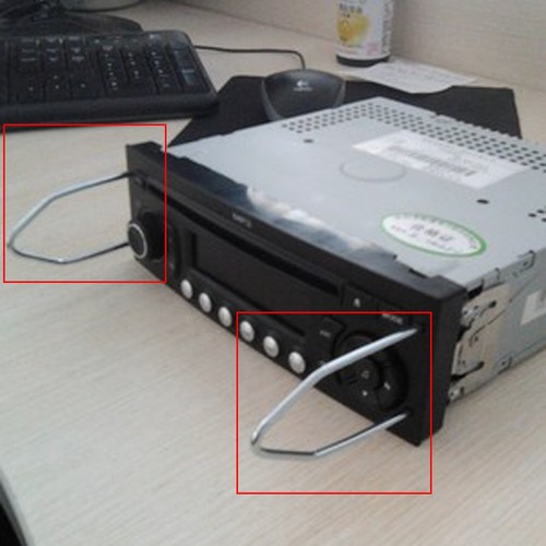 2pcs metal car parts radio - car,