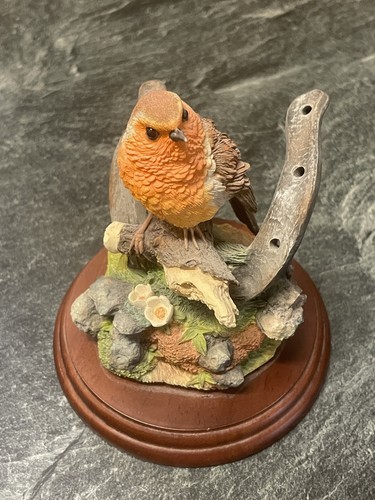 Robin horseshoe figurine by - robin,