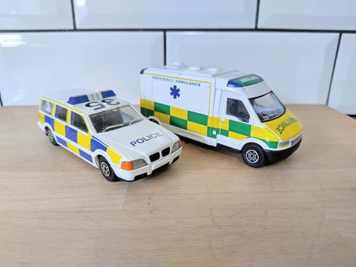 Corgi wheelz police car and - police,