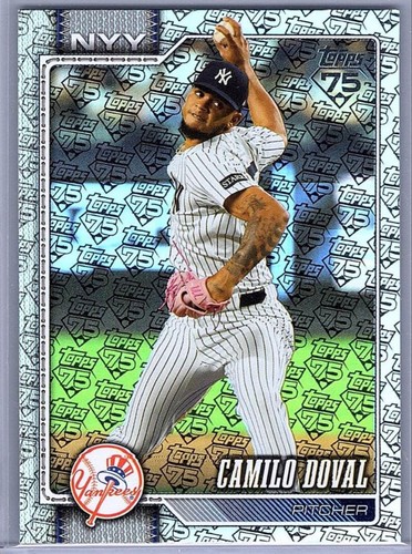 Camilo doval topps parallel - doval, 75