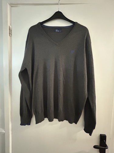 Fred perry men grey - men's, v-neck