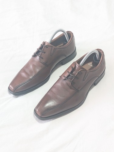 Clarks brown leather square - clarks,