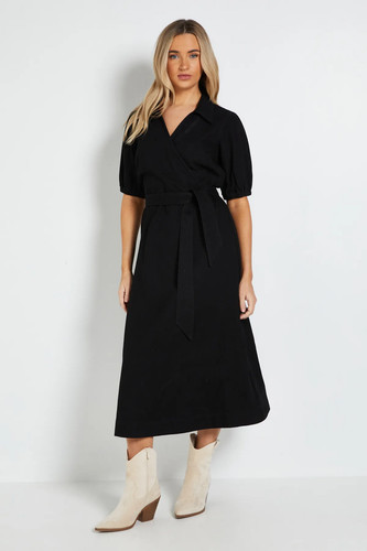 Dorothy perkins black midi - dorothy,