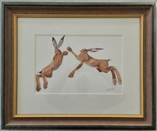 MARY ANN ROGERS 'Boxing Hares'