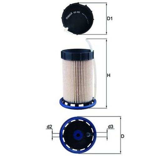 Fuel filter for audi 2 - a3, 2.0