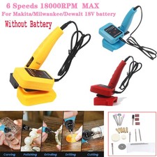 18000RPM Cordless Rotary Tool Kits For Makita/Milwaukee/Dewalt Grinder Engraving