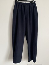 Margaret Howell Mens Trousers Size XS 100% Wool Navy Blue Made In Italy  W28