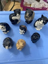 Quail Pottery Cat Bundle X 8 . 5 Small 3 Large