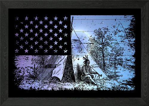 Native american flag - native,