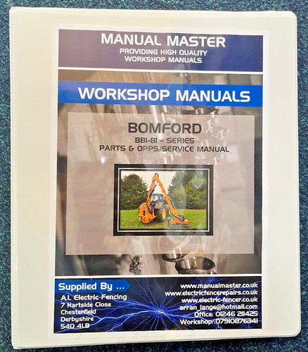 Bomford b81 parts service - parts,