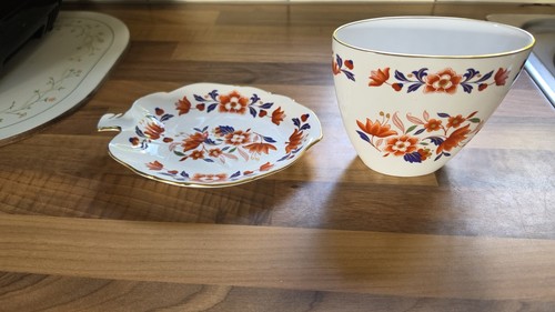 Spode dish and - and, vase