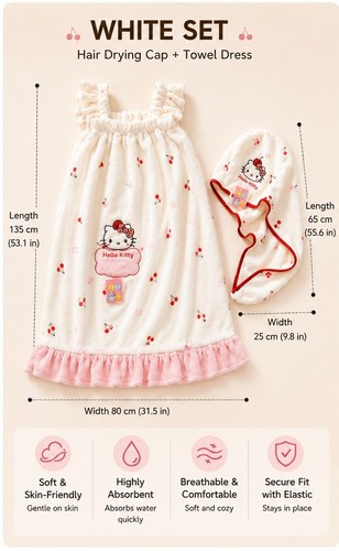 Hello kitty towel dress - towel,