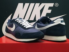 VTG 1989 NIKE BRAVO II UK9 EU44 NAVY OG PEGASUS CORTEZ LDV WAFFLE RIO METRO RARE