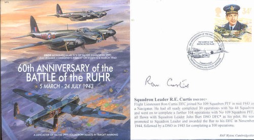 Mf5c raf cover signed wwii - raf,