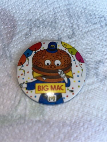 90s mcdonald big mac pin - mcdonald's,