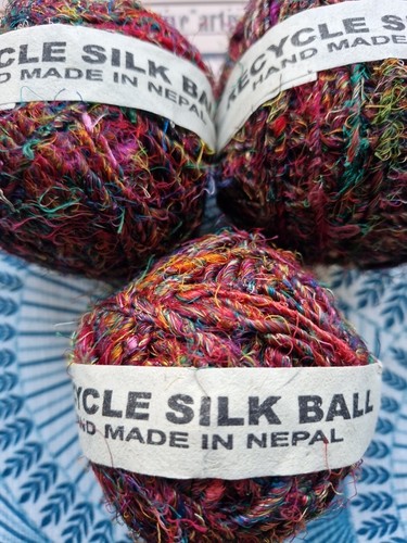 200g recycled sari silk yarn - silk,