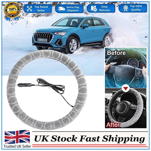 Heated steering wheel cover - wheel,