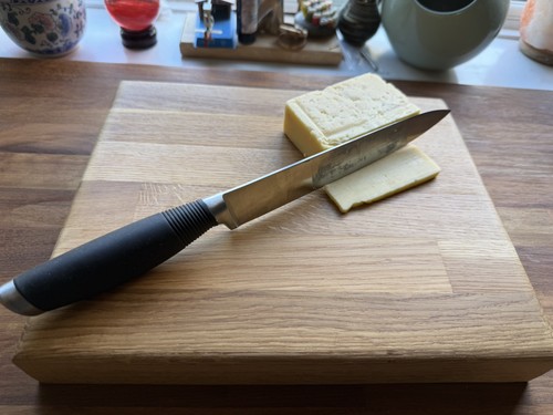 Hand crafted oak chopping - hand,