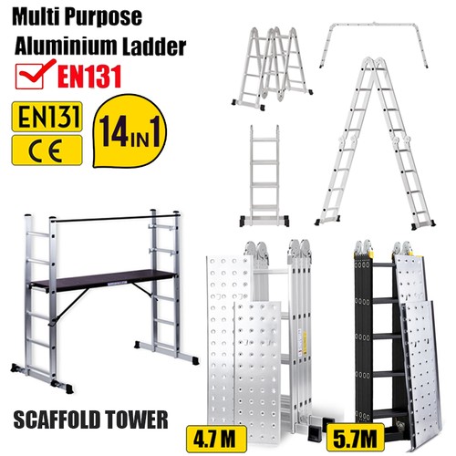 Multi purpose foldable ladder - foldable,