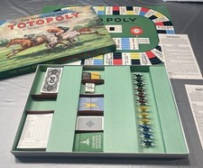 Vintage Totopoly Board Game by John  Waddington - Complete - Excellent