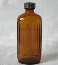 Vintage Brown Glass Medicine