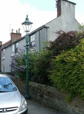 Photo 6x4 Gas lamp and wall