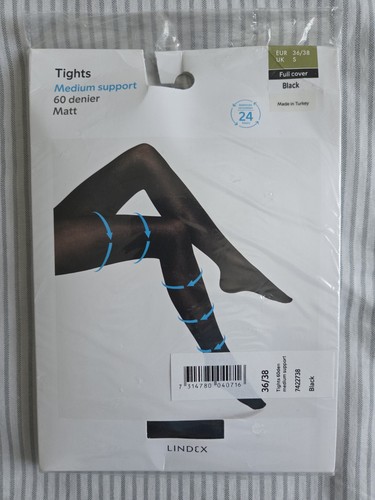 Lindex black denier medium - lindex, 60