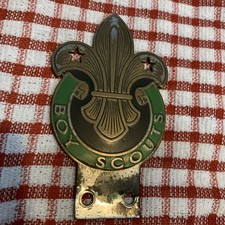 Vintage Boy Scouts car badge