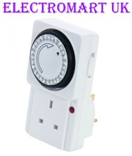 13A PLUG IN 7 DAY MECHANICAL SEGMENT TIMER TIME SWITCH UP TO 84 ON-OFF SETTINGS