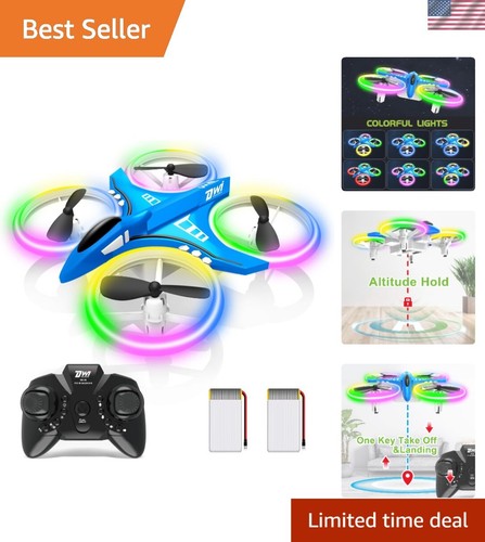 Mini drone with led lights - with,