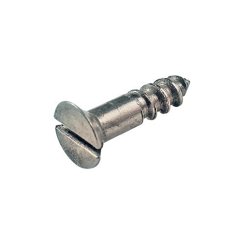 Steel slotted countersunk wood