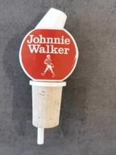Vintage Johnnie Walker Whisky Pourer Cork Collectible