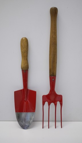 Vintage garden hand fork - garden, &
