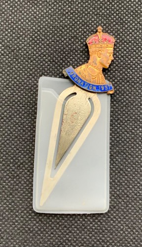 1937 kings coronation bookmark - kings,