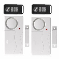 Wireless Home Security Burglar Alarm Magnetic Sensor Door Window Alarm New 2Pack