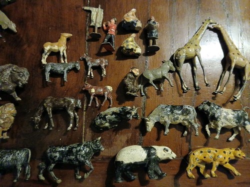 Bundle old lead toys - bundle, animals